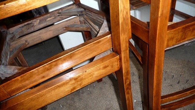 jak odnowić stare krzesła, malowanie i lakierowanie