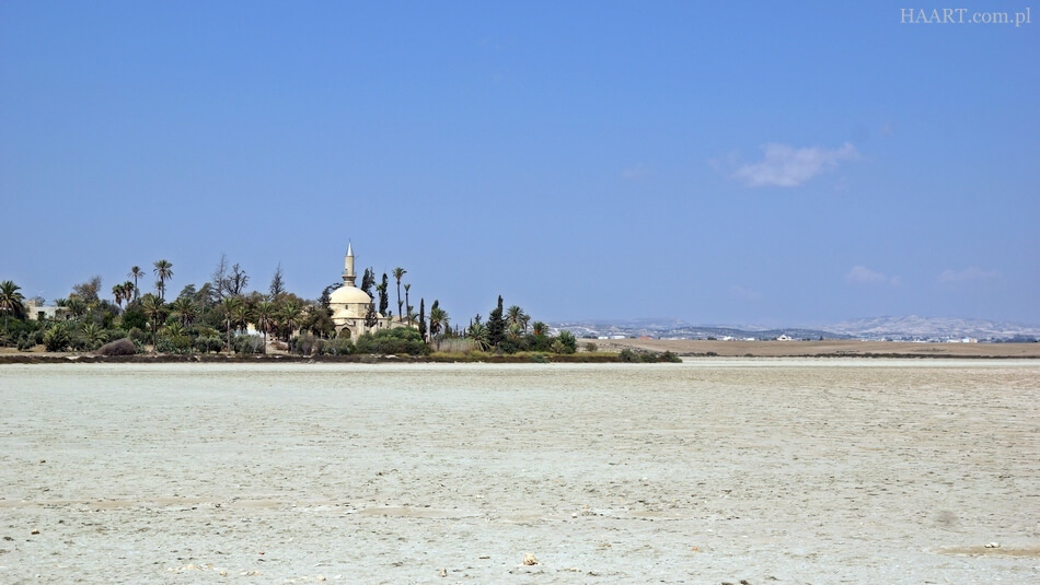 meczet hala sultan tekke, słone jezioro na cyprze