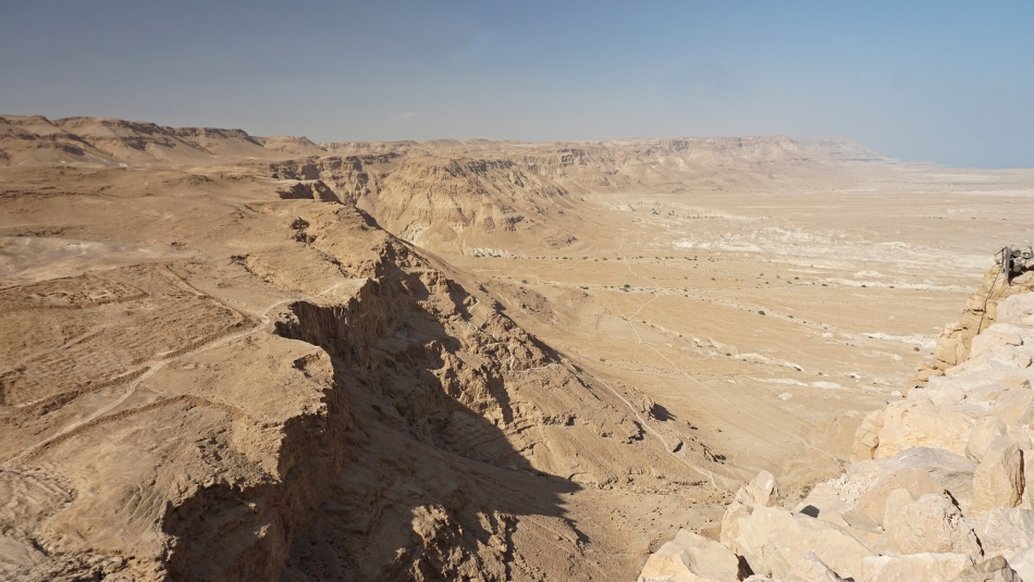 Masada w Izraelu na skraju pustyni