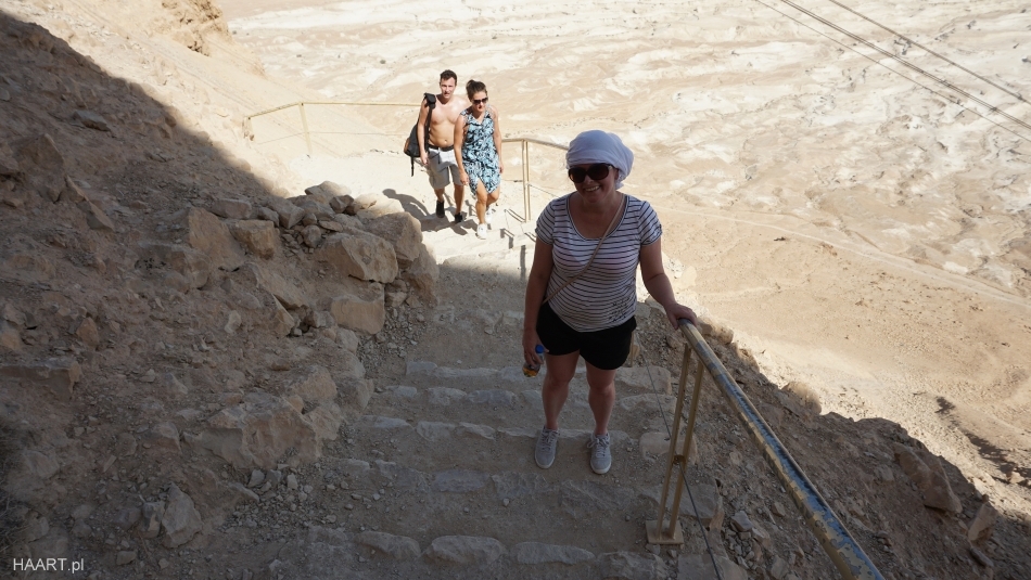 Masada piesza ścieżka snake path