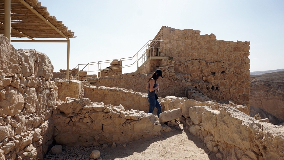 Masada ruiny Pałacu Zachodniego