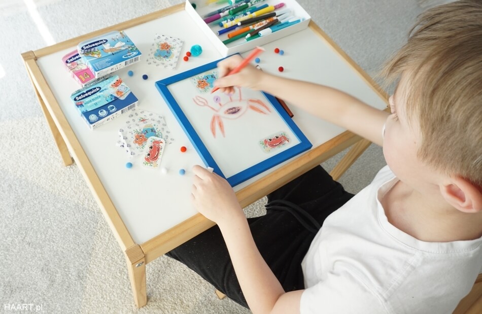 ścieralna tablica diy do rysowania i malowania dla dzieci
