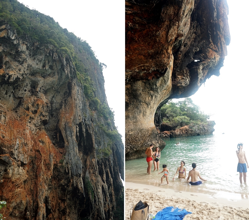 tajlandia phra nang beach princess cave skały