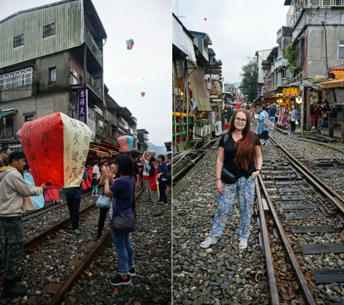 Hania Kozłowska Tajwan lampiony w Shifen