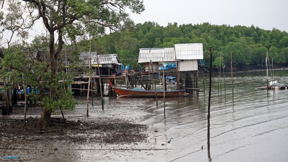Wioska Laemhin﻿ w Tajlandii w prowincji Krabi