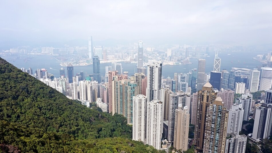 Atrakcje Hong Kongu panorama miasta