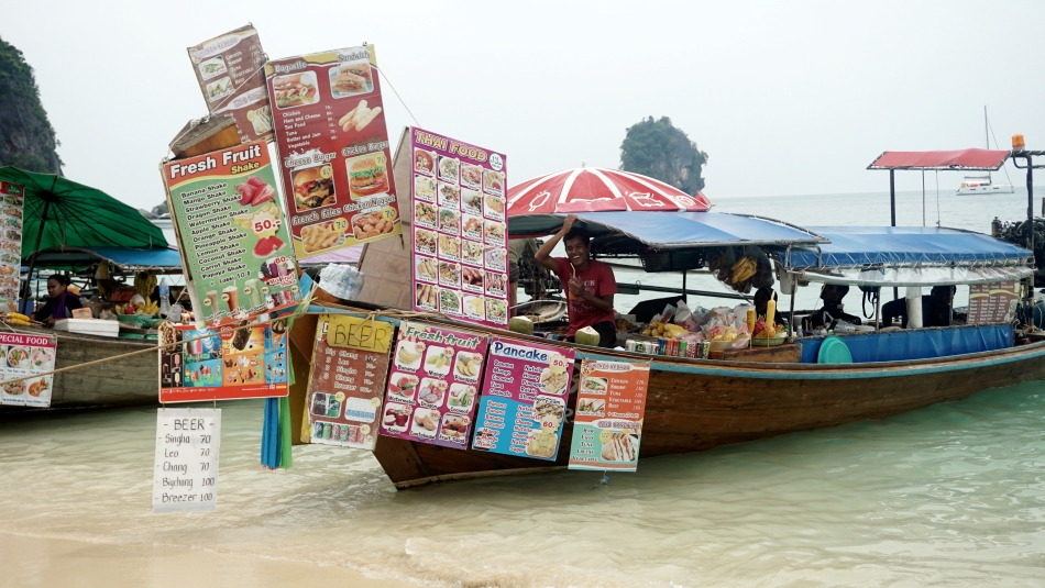 Ceny w Tajlandii na łódkach w Ao Nang