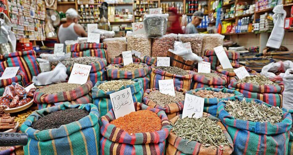 akka izrael bazar turecki przyprawy