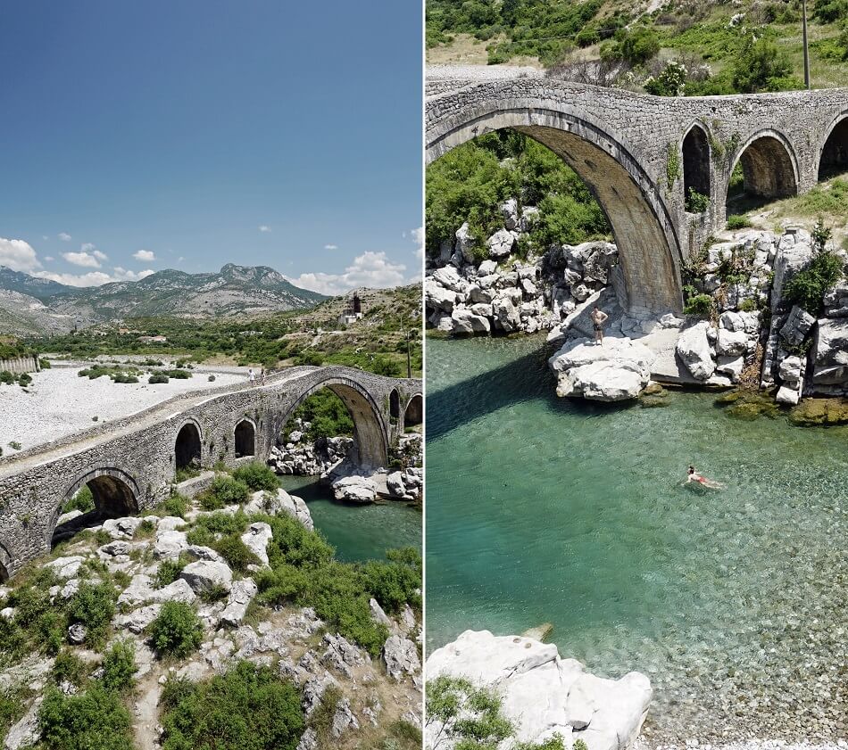 Albania Północna most Mesi