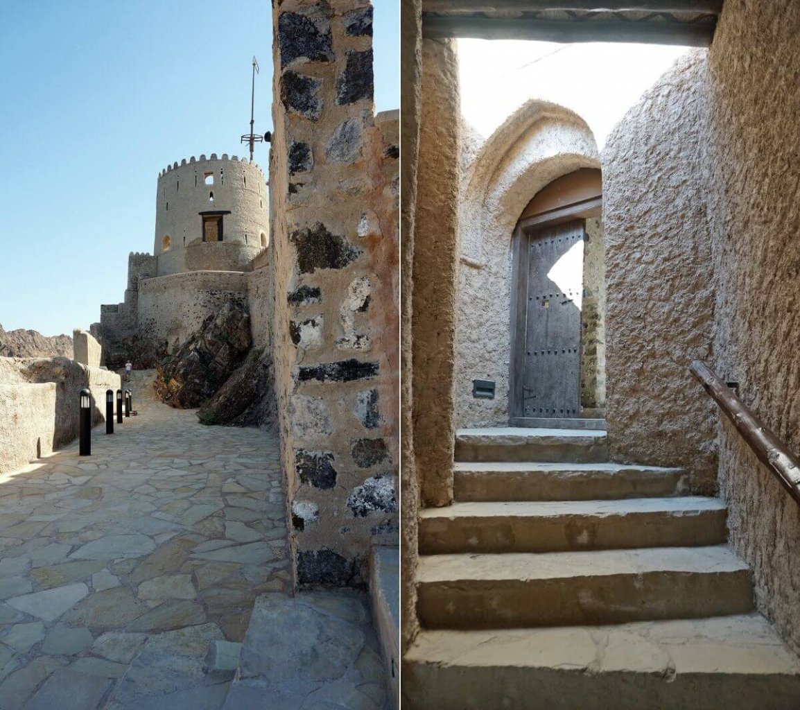 wejscie do fortu Mutrah w Omanie