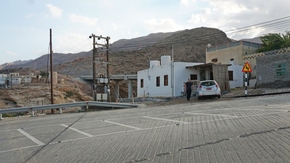 Dom przy Wadi Shab w Omanie