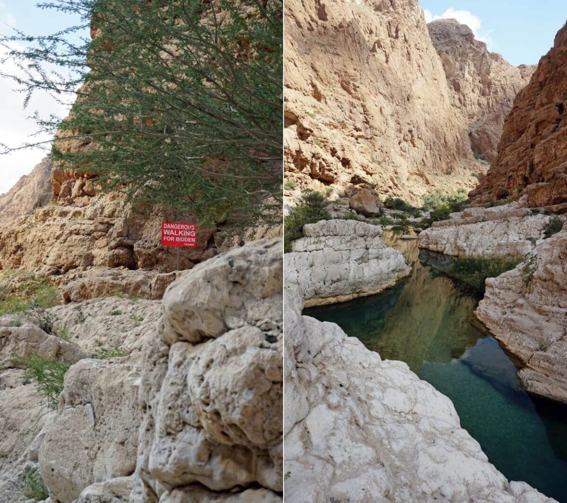 Wadi shab w Omanie