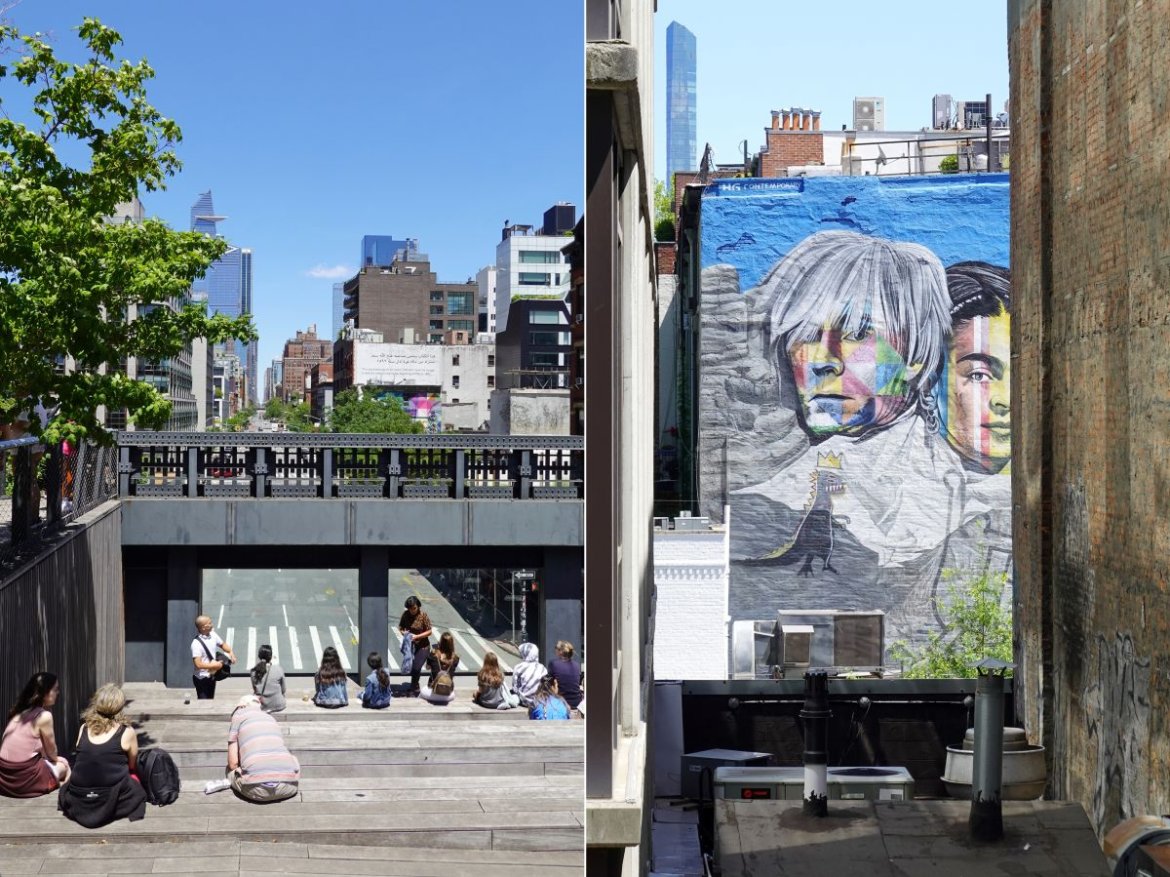 High Line bezpłatne atrakcje Nowego Jorku