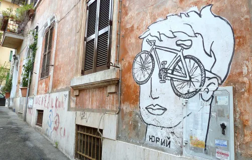 rzym artystyczny via del pigneto zwiedzanie podróże - haart.pl blog diy zrób to sam