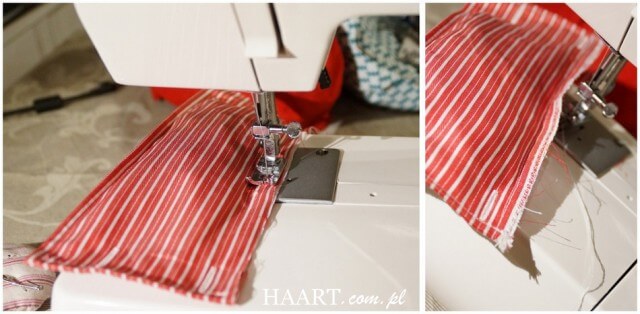 zszywanie woreczków do treningów