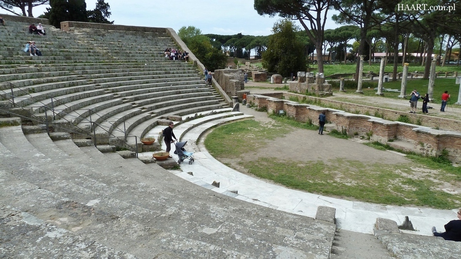 Ostia Antica, Rzym, Morze Tyrreńskie - zaginione starożytne miasto