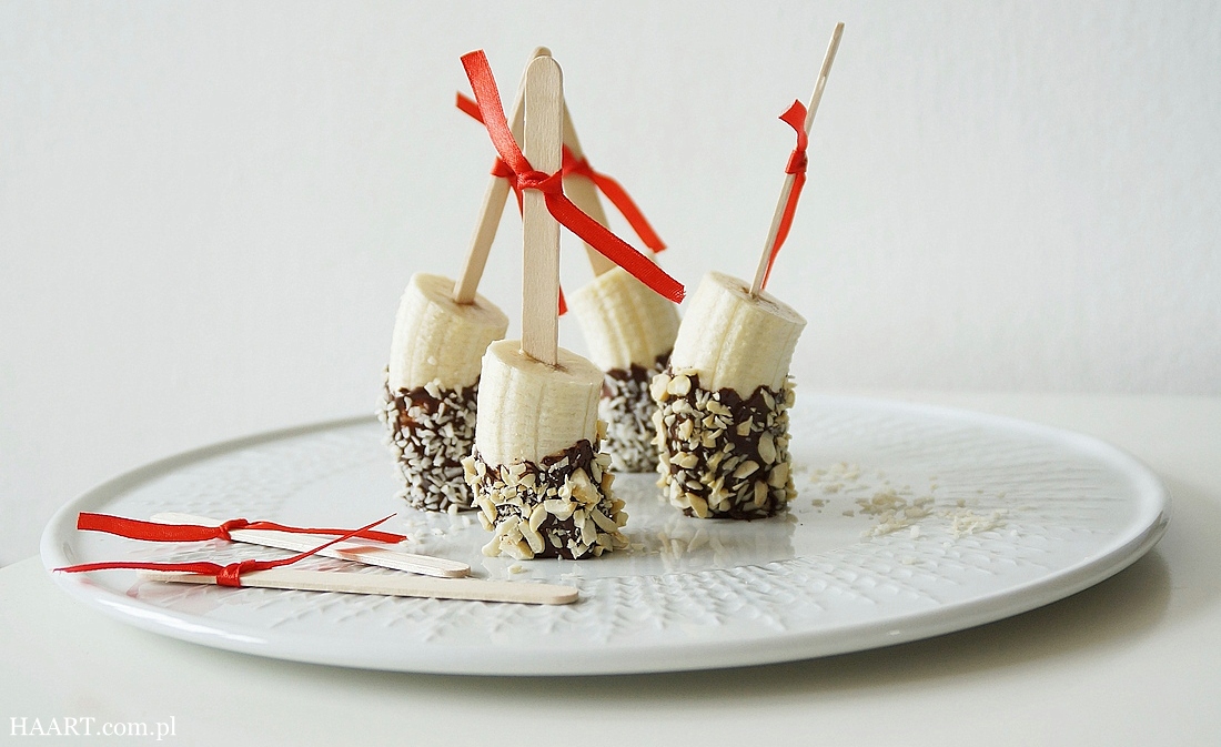 banany w czekoladzie, przepis na słodki deser, przystawka, propozycja kulinarna, prosta kuchnia, szybkie gotowanie - haart.pl blog diy zrób to sam