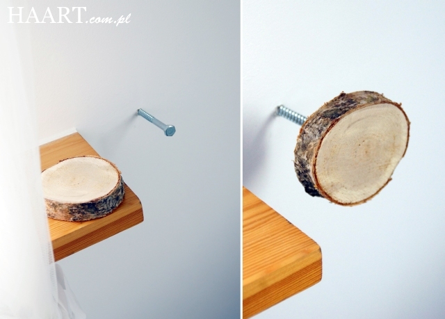 uchwyt diy rozeta do upinania firan, instrukcja krok po kroku, jak zrobić, drewniany krążek - haart.pl blog diy zrób to sam 1