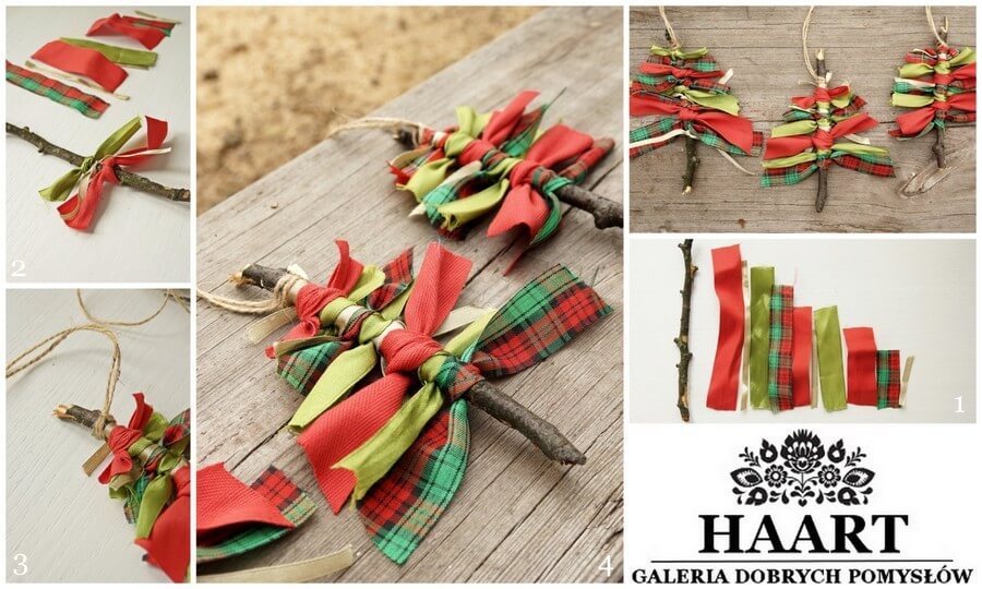 zawieszka na choinkę diy