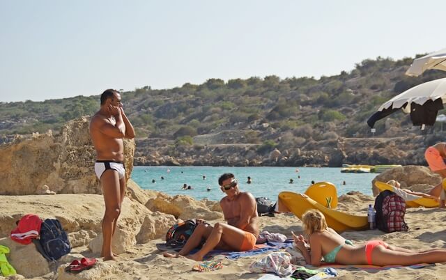 plaża na cyprze
