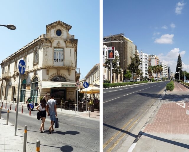 cypr samochodem, ulice limassol