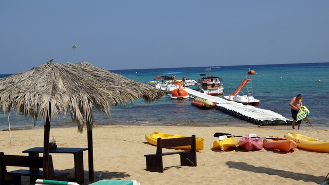 plaża na ayia napa, cypr