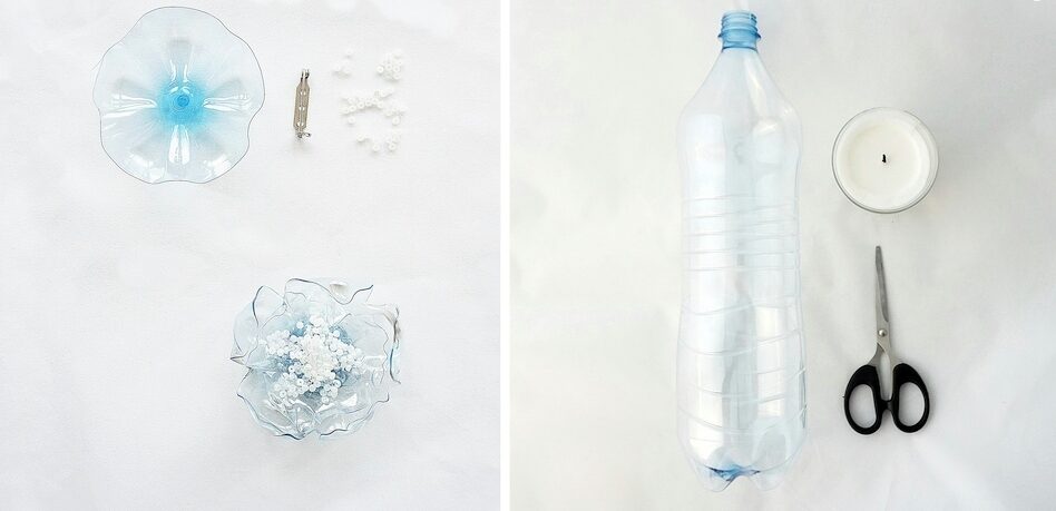 biżuteria z butelki upcycling DIY
