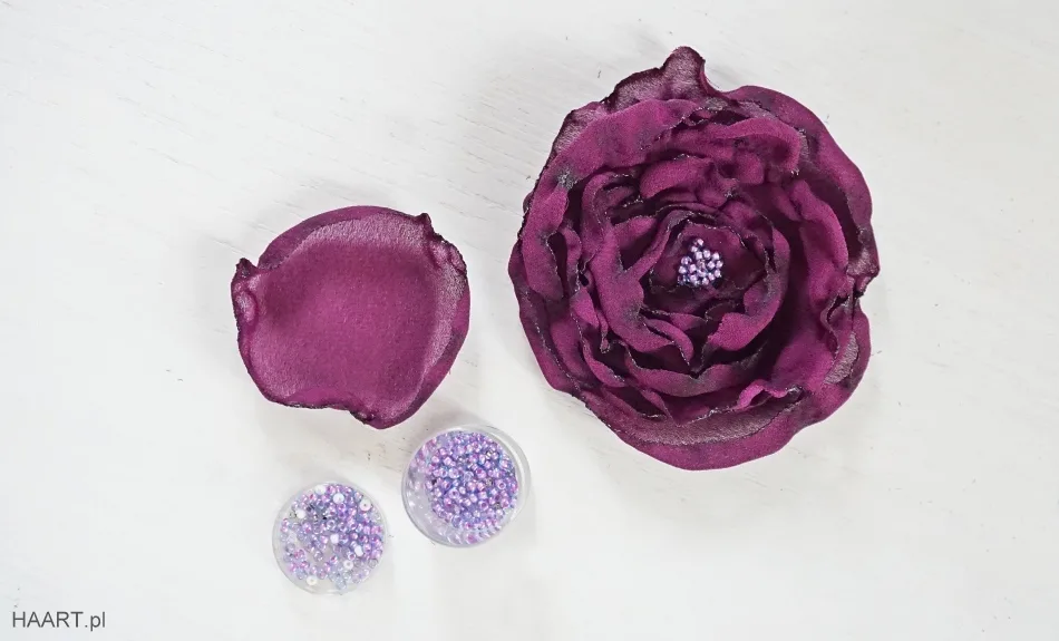 kwiaty z materiału uszyj to sama diy krok po kroku - haart.pl blog diy zrób to sam 2