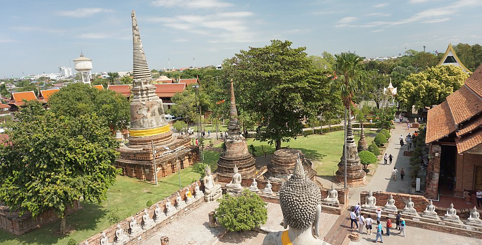 ayutthaya, tajlandia, bangkok, świątynie, Wat Yai Chai Mongkhon, Wat Phanan Choeng, relacja - haart.pl blog diy zrób to sam
