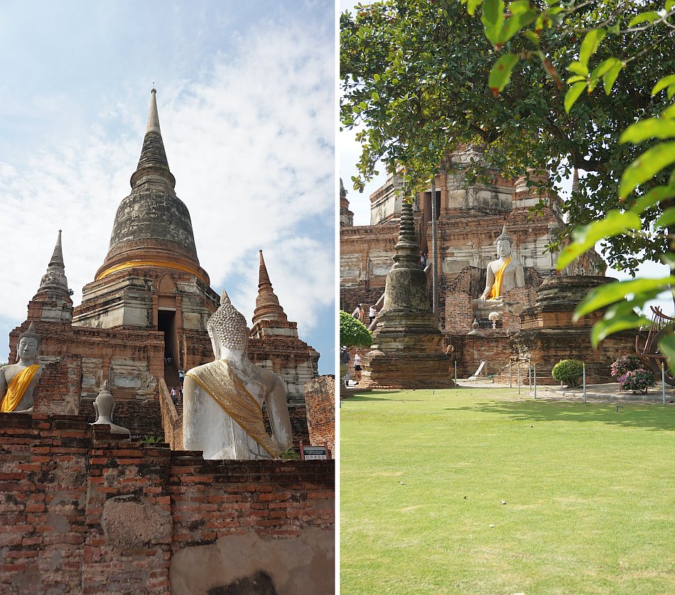ayutthaya, tajlandia, bangkok, świątynie, Wat Yai Chai Mongkhon, relacja - haart.pl blog diy zrób to sam