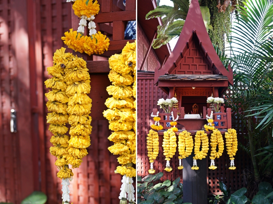 Bangkok atrakcje Zółte kwiatyTajska architektura HAART - blog DIY