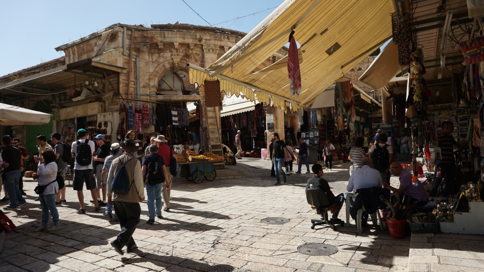Jerozolima targ w starej części miasta