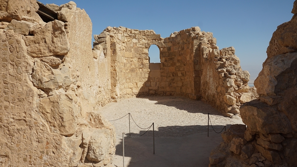 Masada ruiny bizantyjskiego kościoła
