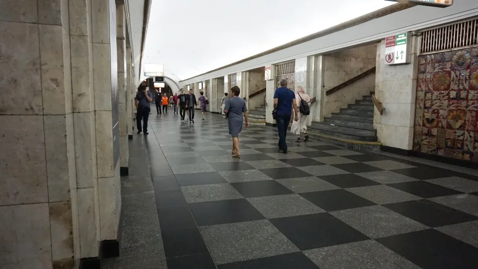 podziemne korytarze w metrze na ukrainie