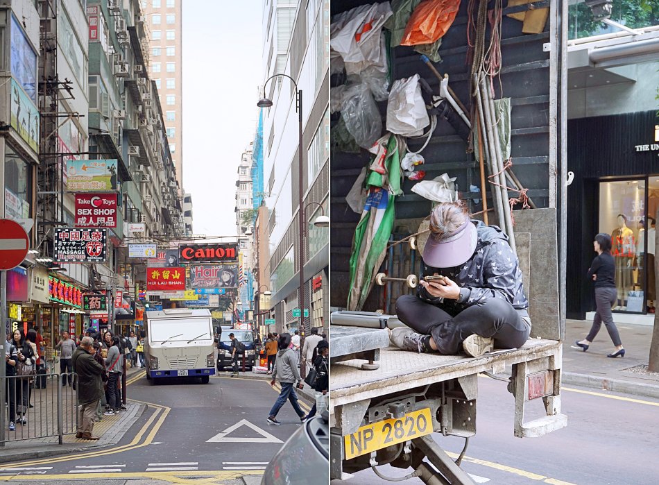 zwiedzanie hong kongu kowloon ulica