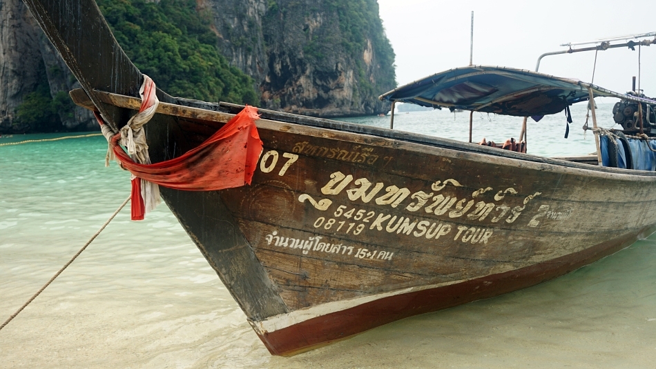 long boat, łódź pasażerska w tajlandii