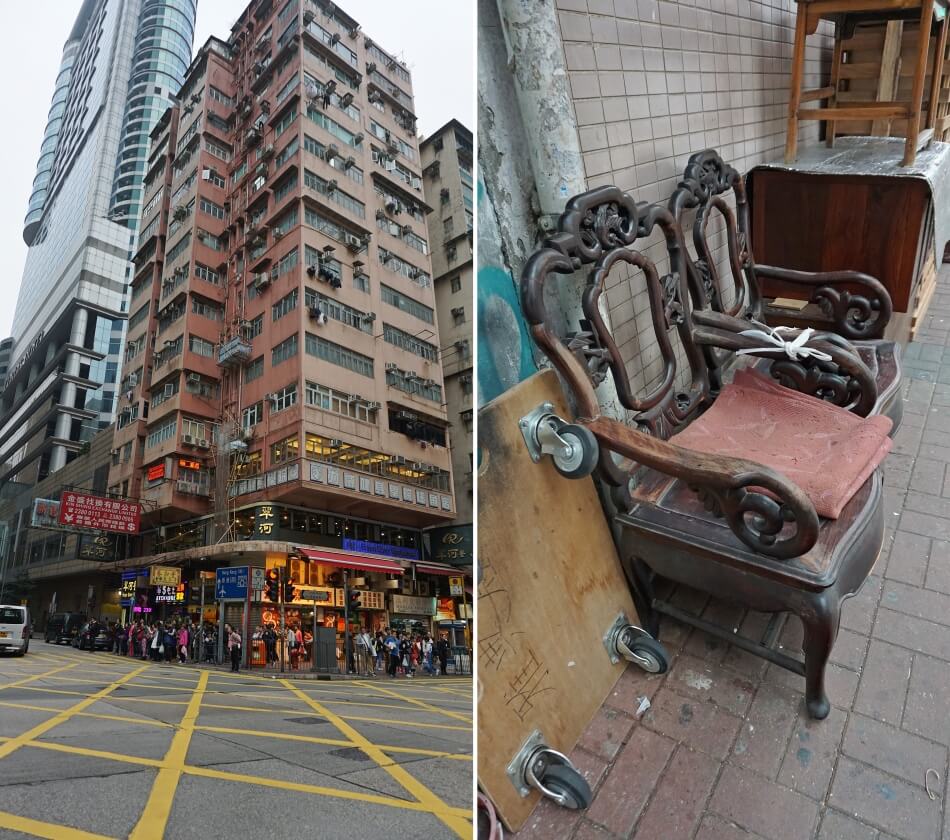 Shanghai Street W Hong Kongu, wieżowce mieszkalne