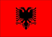 flaga albania haart podróże