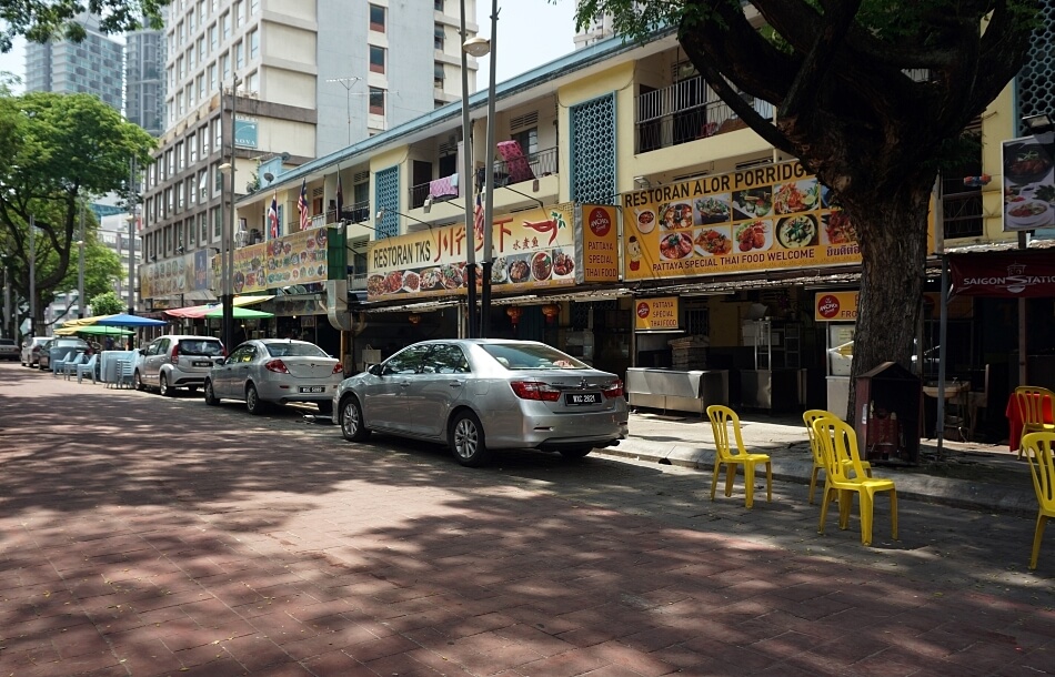 Jalan Alor Street Kuala Lumpur restauracje i street food