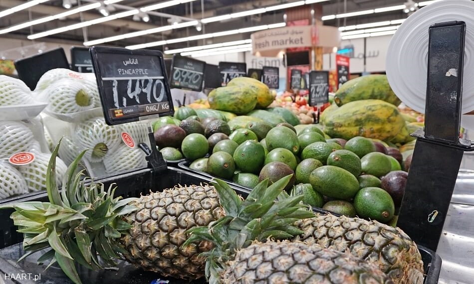Ceny w Omanie supermarket