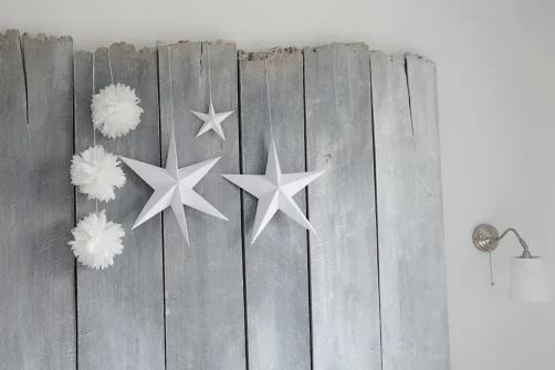 gwiazda z papieru diy