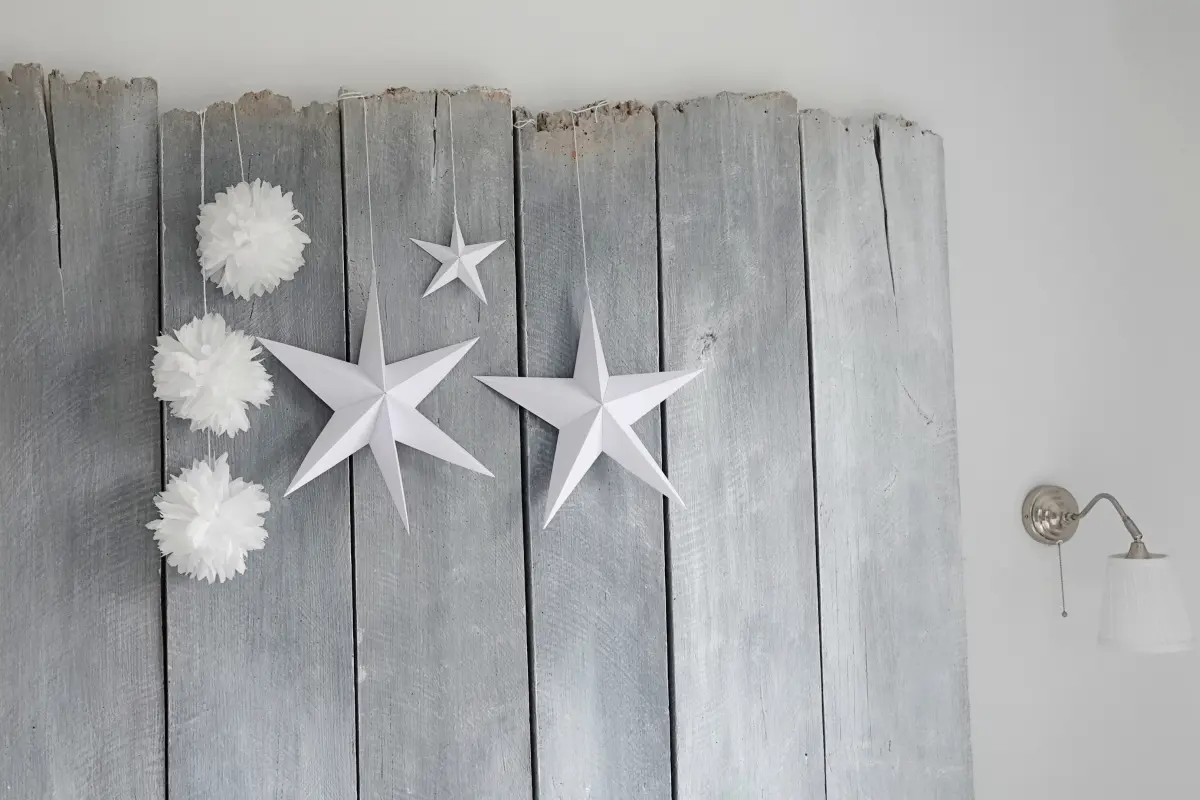 gwiazda z papieru diy
